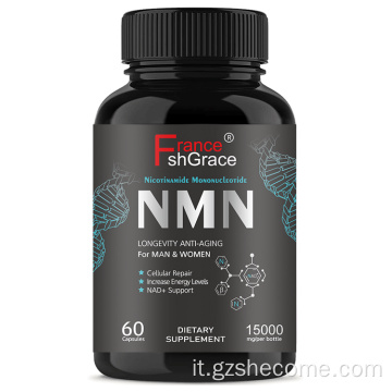 NMN Personalizza le capsule NMN antichi etichette private